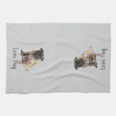 Liefde Pug Theedoek (Horizontaal)