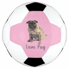 Liefde Pug Voetbal