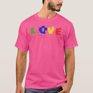 Liefde Puzzel Quiz Spelletjes Gift Jigsaw Puzzel S T-shirt