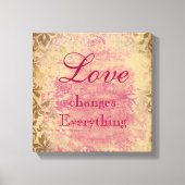  Liefde Quote Canvas Print (Voorkant)