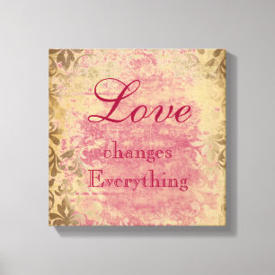  Liefde Quote Canvas Print