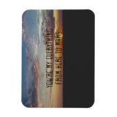 Liefde Quote Magnet, Zonsondergang, Coheed en Camb Magneet (Verticaal)