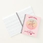 Liefde Quote Romantisch Kus Notitieboek (Binnen)