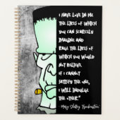 Liefde & Rage Frankenstein's Monster, Shelley Quot Planner (Voorkant)