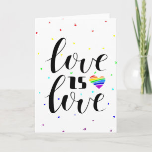 Liefde   Rainboogharten Kaart