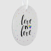 Liefde | Rainboogharten Ornament (voorkant)