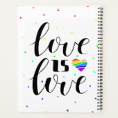 Liefde | Rainboogharten Planner (Achterkant)