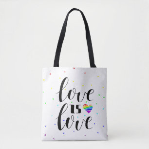 Liefde Rainboogharten Tote Bag