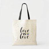 Liefde | Rainboogharten Tote Bag (Voorkant)
