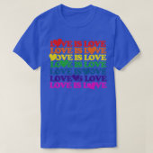 Liefde Rainbow2 T-shirt (Design voorkant)