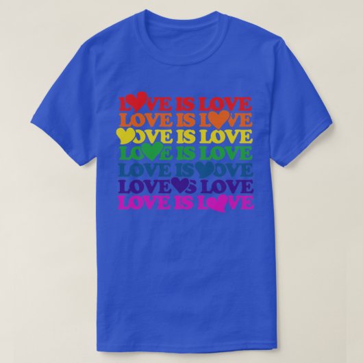 Liefde Rainbow2 T-shirt (Design voorkant)