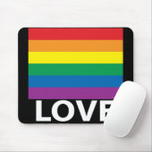 Liefde Rainbow Pride, LHBT, Vier Liefde Muismat (Met muis)