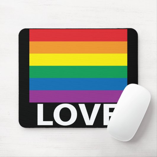 Liefde Rainbow Pride, LHBT, Vier Liefde Muismat (Met muis)