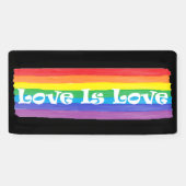 Liefde Rainbow Spandoek (Horizontaal)