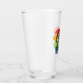 Liefde | Rainbow Waterverf Heart Glas (Rechts)