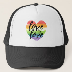 Liefde Rainbow Waterverf Heart Trucker Pet
