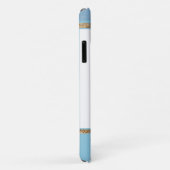 Liefde rand (blauw) Case-Mate iPhone case (Achterkant/rechts)