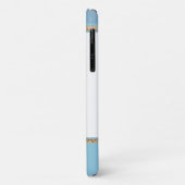 Liefde rand (blauw) Case-Mate iPhone case (Achterkant/links)