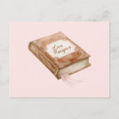 Liefde Recepten Boek Briefkaart (Voorkant)