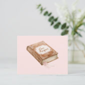 Liefde Recepten Boek Briefkaart (Staand voorkant)