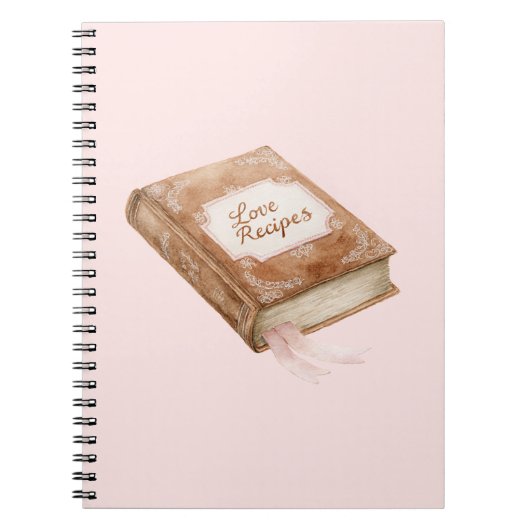 Liefde Recepten Boek Notitieboek (Voorkant)