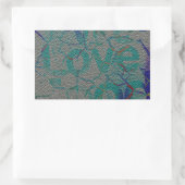 Liefde Rechthoekige Sticker (Tas)