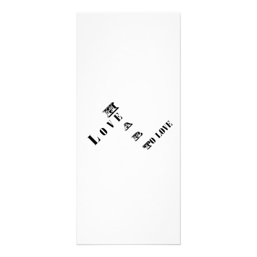 Liefde Reclamekaart (Voorkant)