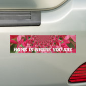 Liefde Red Crimson. Bumpersticker (Op auto)