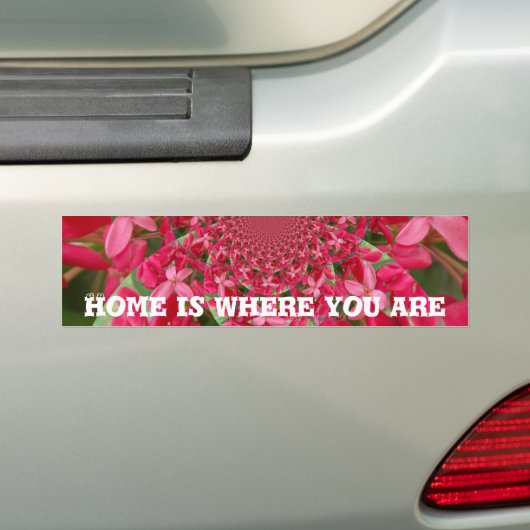 Liefde Red Crimson. Bumpersticker (Op auto)