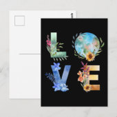 LIEFDE RED ONZE PLANEET BRIEFKAART (Voorkant / Achterkant)