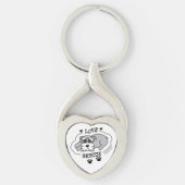 Liefde Redding - Hart Sleutelhanger (Voorkant)