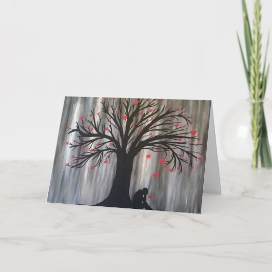 Liefde regeert neer sympathie kaart (Voorkant)