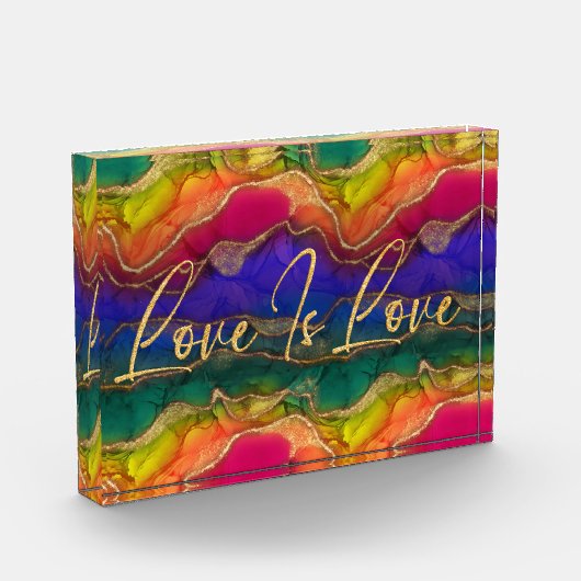 Liefde regenboog fotoblokken (Links)