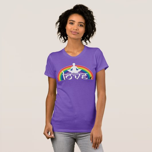 Liefde Regenboog Intenties T-shirt (Voorkant volledig)