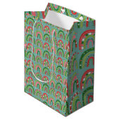 Liefde Regenboog Medium Cadeauzakje (Voorkant Gekanteld)