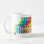 Liefde regenboogintjes Mok koffie (Links)