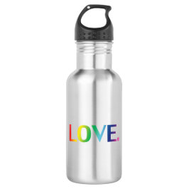 Liefde regenboogkleuren pride lgbt lgbtq gay queer waterfles 
