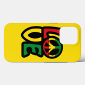 Liefde reggae muziek vrede symbool, Reggae Case-Mate iPhone Case (Achterkant (horizontaal))