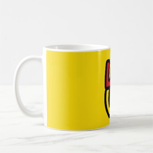 Liefde reggae muziek vrede symbool reggae koffiemok (Links)