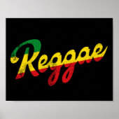 Liefde reggae Muzieksymbool reggae Poster (Voorkant)
