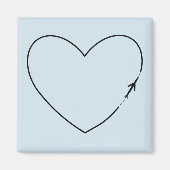 Liefde reizen magneet (Voorkant)