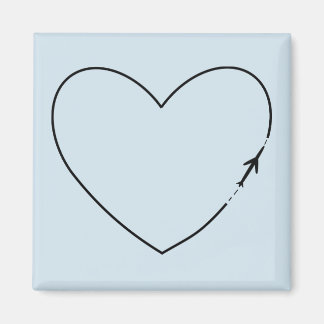 Liefde reizen magneet