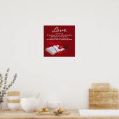 Liefde - Religieus Poster - Christelijk (Keuken)