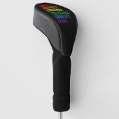Liefde respect voor vrijheid tolerantie Gelijkheid Golfheadcover (Schuin)