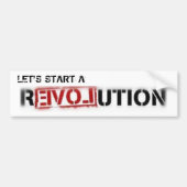 Liefde Revolution Bumpersticker (Voorkant)