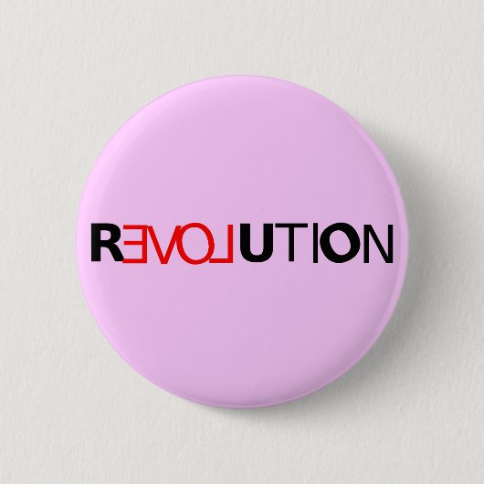 Liefde Revolution Button (Voorkant)