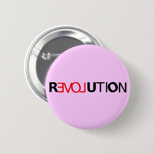 Liefde Revolution Button (Voorkant /achterkant)