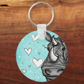 liefde rhino sleutelhanger (Voorkant)