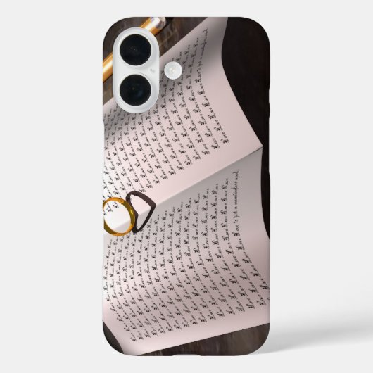 Liefde Ring Hart Schaduw Case-Mate iPhone Case (Achterkant)