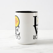 LIEFDE Rio Rancho New Mexico 15oz Tweekleurige Koffiemok (Center)